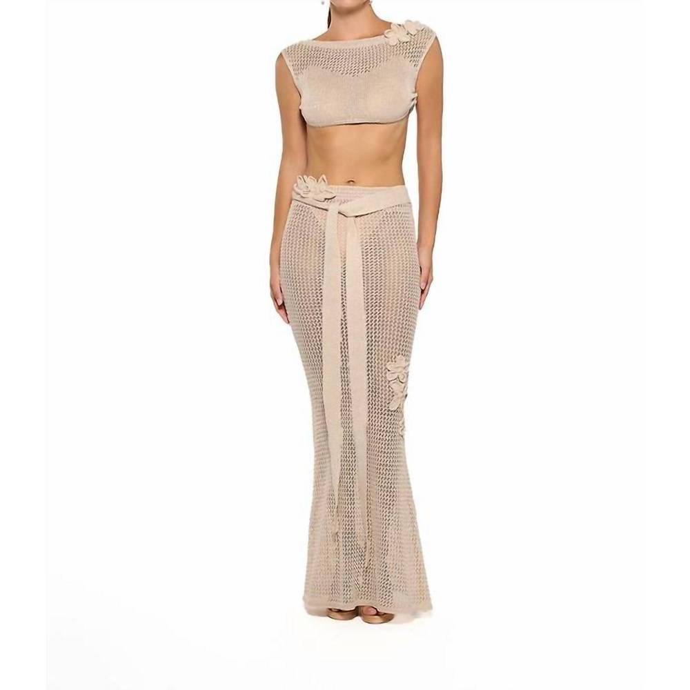 NEW BANANHOT yoko knitted shirt in sand